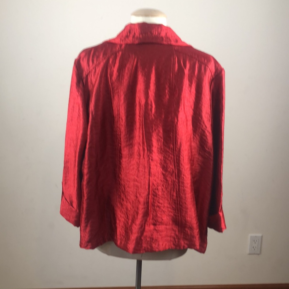 Ruby Rd Brand, Red, Button Down, Lightweight Jack… - image 2